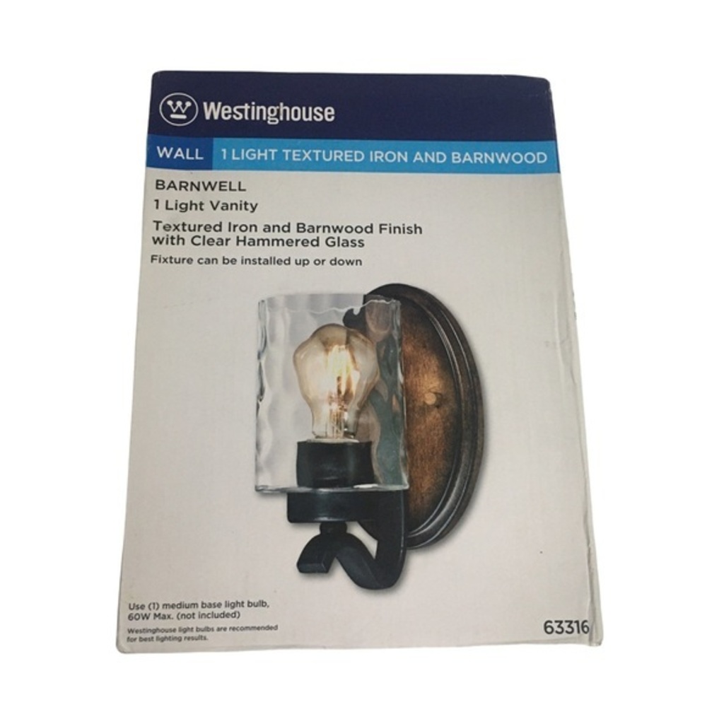 Westinghouse 1 Light Vanity. New